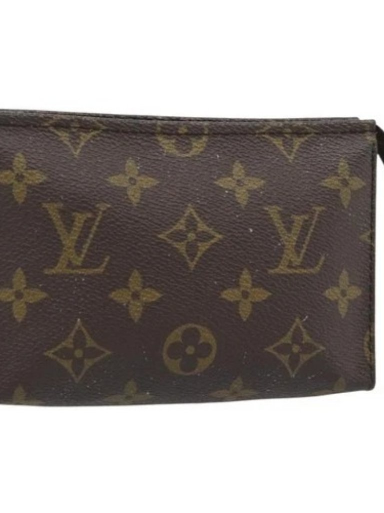 Louis Vuitton Monogram Poche Toilette 15 Pouch M47546 Lv Auth Ba13244
